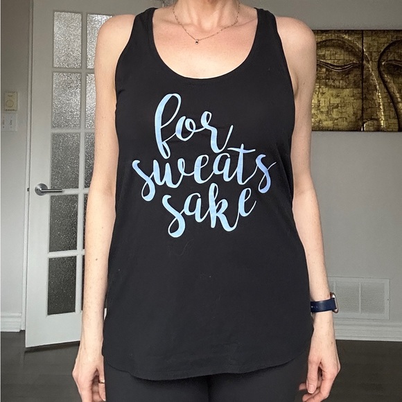 Lululemon black racerback tank size 10 - Picture 1 of 4